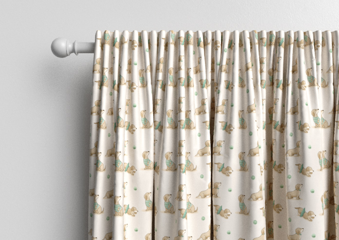 Dasching About, Fetch Biscuit - Made to Measure Curtains - Image 9